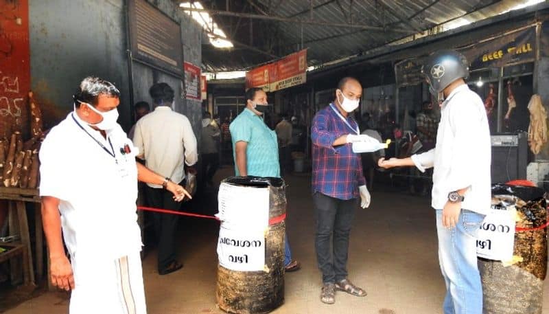 The meat stores in Bathery were opened with strict security