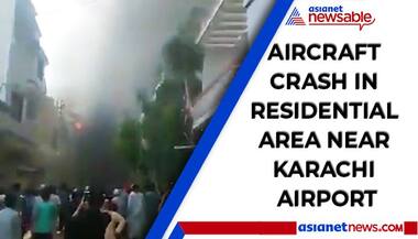 Pakistan: PIA plane crashes in residential area in Karachi with over 90 passengers onboard