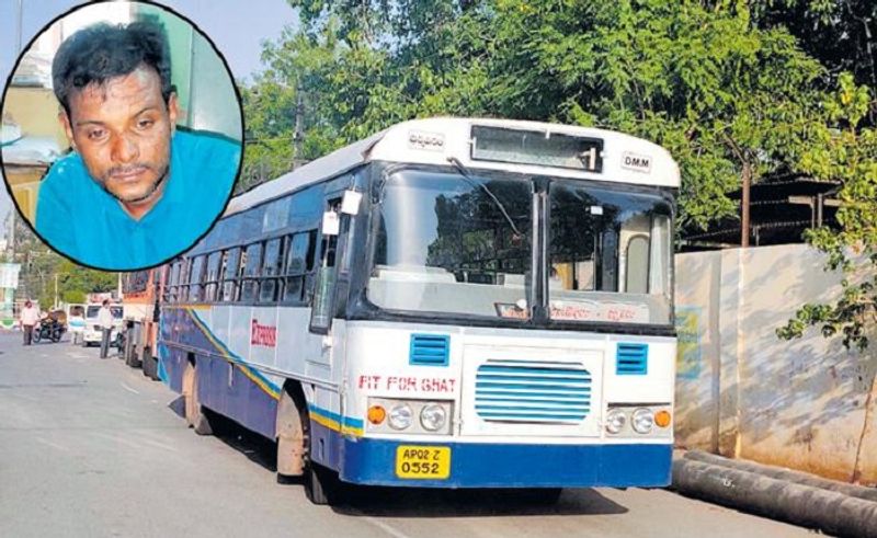 Migrant Labourer who stole APSRTC Bus has been Arrested in Andhra Pradesh