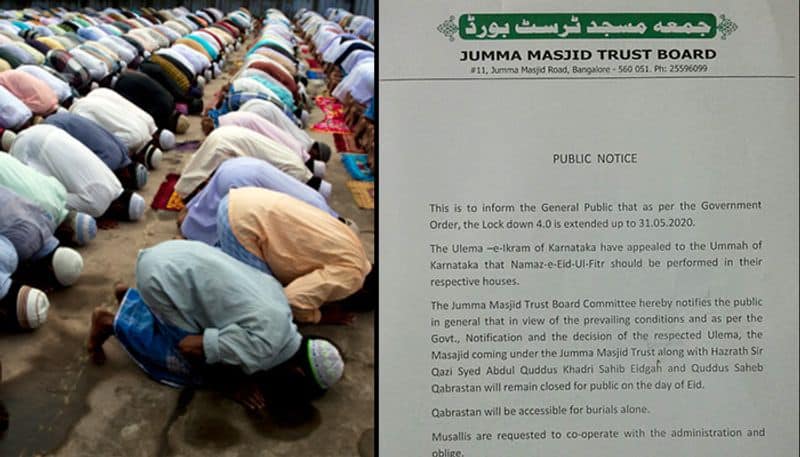 No prayers at Eidgah and burial grounds: Jumma Masjid Trust Board