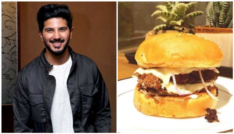 Dulquer Salmaan shared home made burger photo