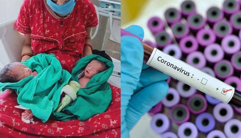 covid  infected woman gives birth to twins in madhya pradesh