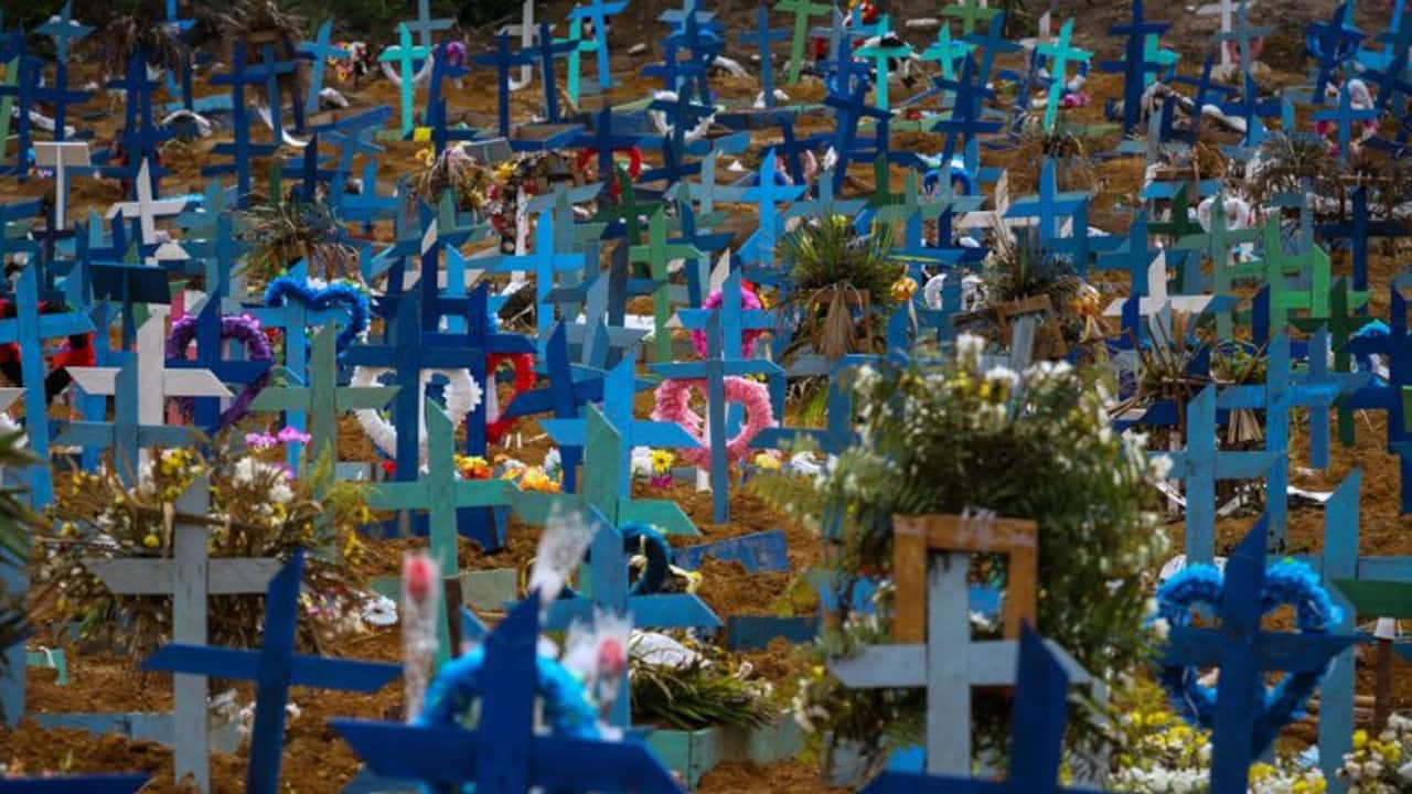 Hardest hit Brazil reports a record 1,349 deaths in 24 hours