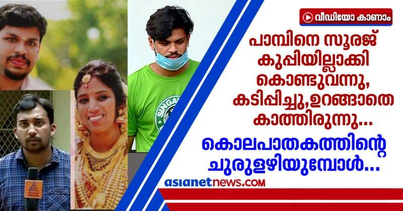 anchal kollam uthra murder how sooraj killed uthra