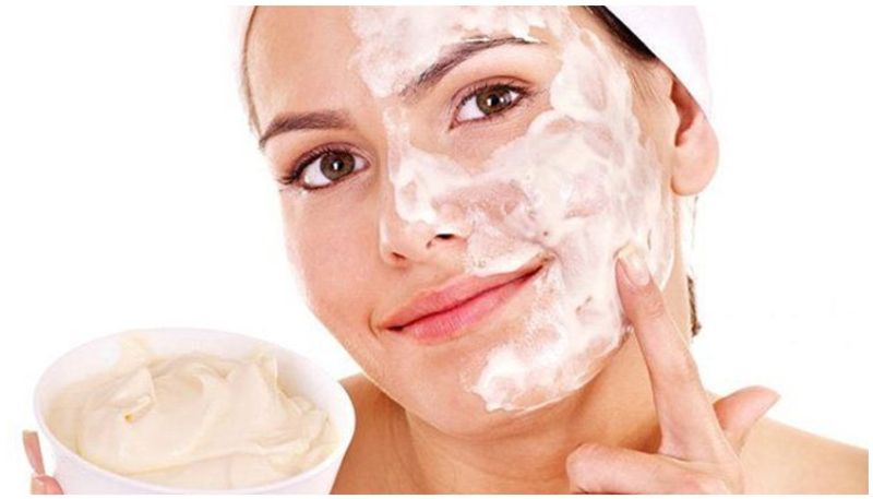 curd face pack for pimples and dark circles face