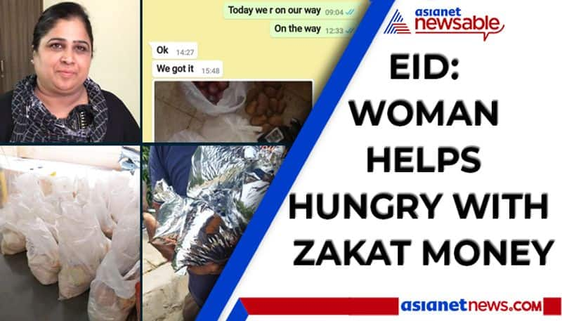 Eid Muslim woman sets example uses zakat money to help needy during lockdown