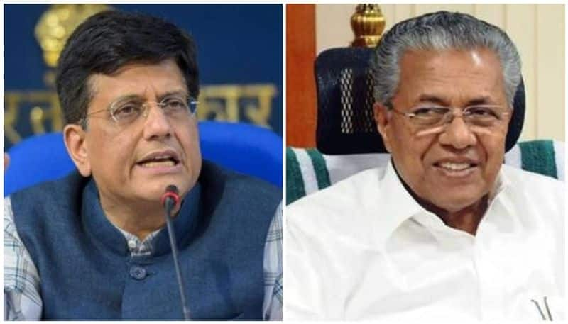 railway minister piyush goyal against kerala government