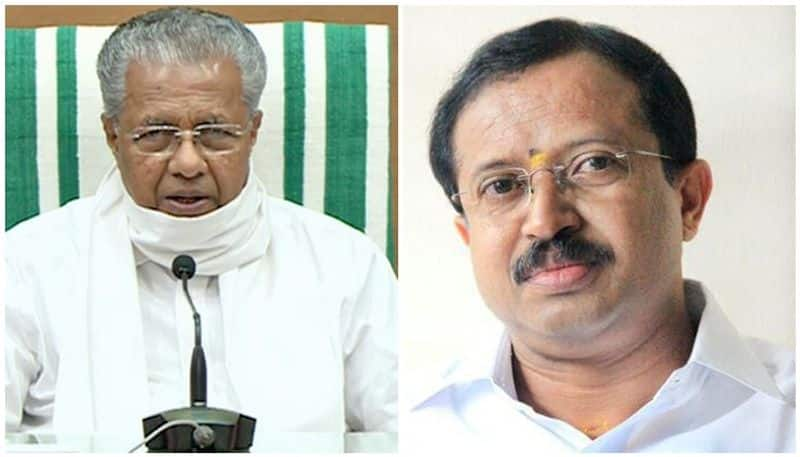 v muraleedharan against pinarayi vijayan