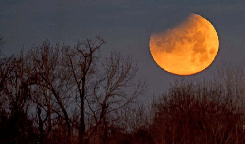 Lunar eclipse On Karthika Pournami