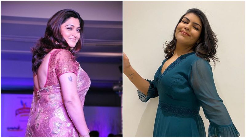 Actress Kushboo Daughter Ananditha Latest Modern Dress Photo Shoot