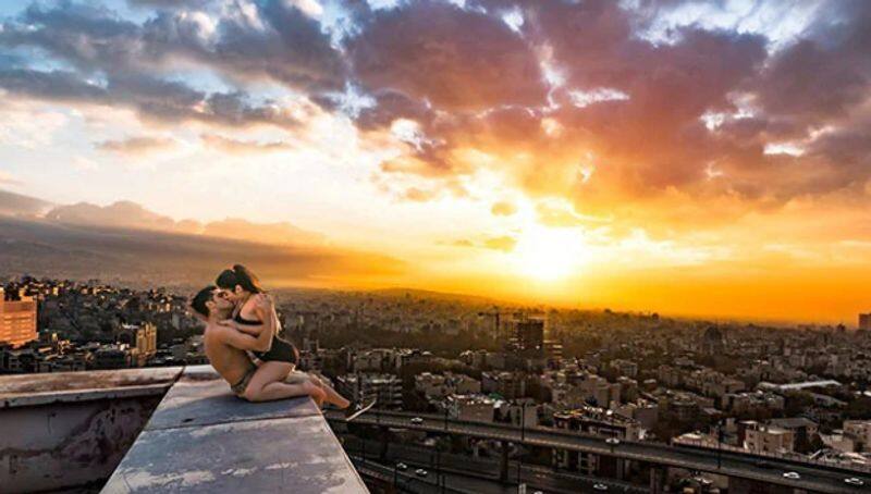 Iranian Parkour Athletes Arrested Over Viral Pics Of Rooftop Kiss