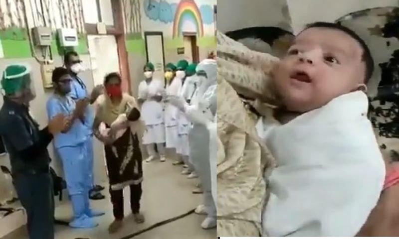 36 days old baby recovered from coronavirus at Sion Hospital Mumbai