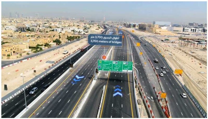 Umm Suqeim bridge opened in dubai and other bridges construction work completed