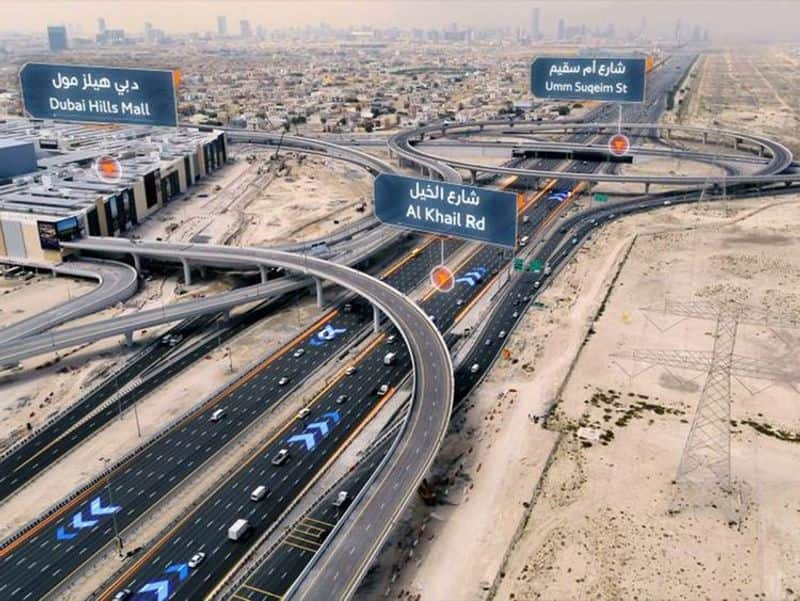 Umm Suqeim bridge opened in dubai and other bridges construction work completed