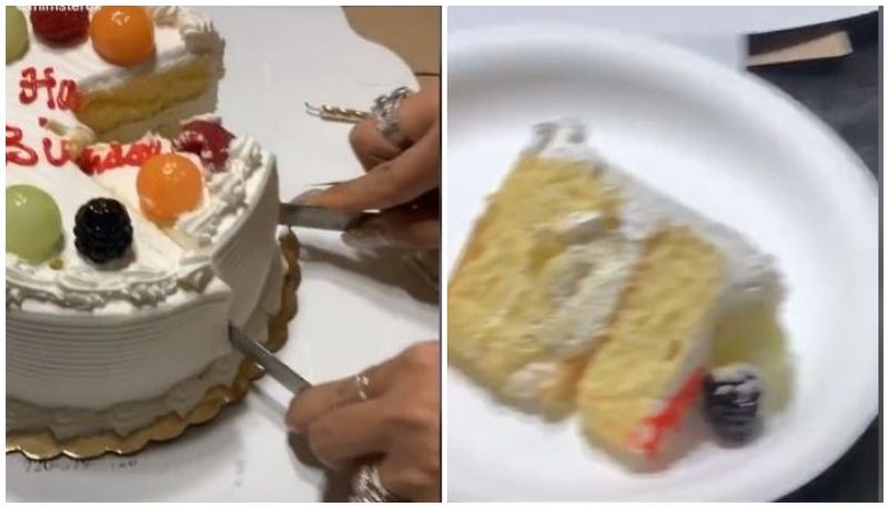 This hack to cut perfect cake slices is a hit. Over 5 million views and counting