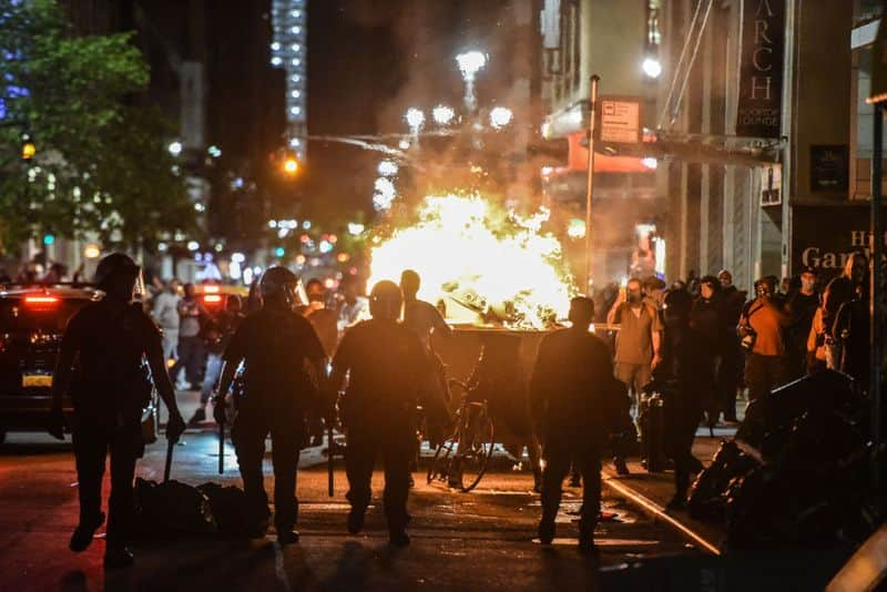 US President Donald Trump takes shelter in White House bunker as protests continue to engulf country