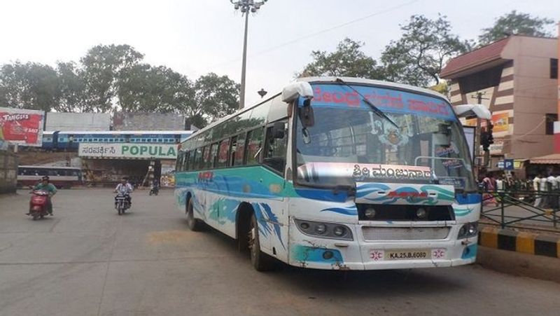 School Teachers are suffering Lack of Bus Felicities in Davanagere