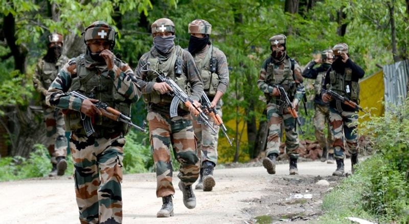 four terrorists killed in encounter in Kashmir, two soldiers martyred 