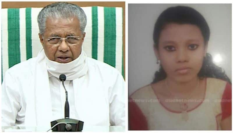 cm pinarayi response on malappuram devika death and online education