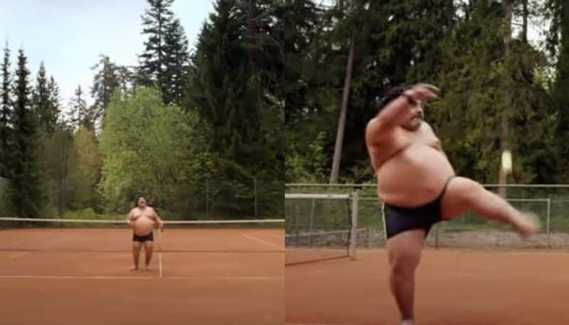 Video of man juggling tennis ball is not diego maradona