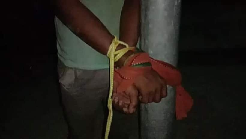 Shocking: Children tied, beaten for attempting to get second helping of prasad at religious event