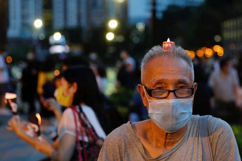 Chinese on one side, virus given by Chinese on another page , Hong Kong screaming in the head