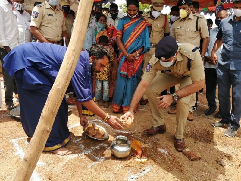 SP Rahul Hegde house construction for orphans, DGP appreciates