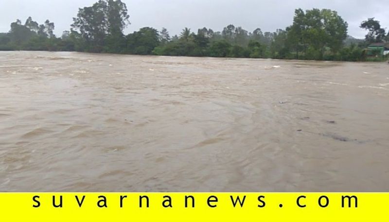 Water flowing in Kaveri River increased near kushalnagar