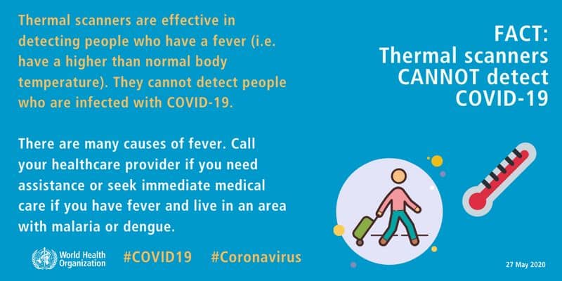 Can Thermal scanners detect COVID 19