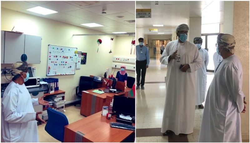 oman health minister visited KHOULA  HOSPITAL