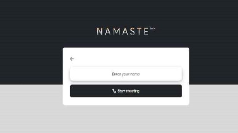 India developed Zoom alternative Namaste app