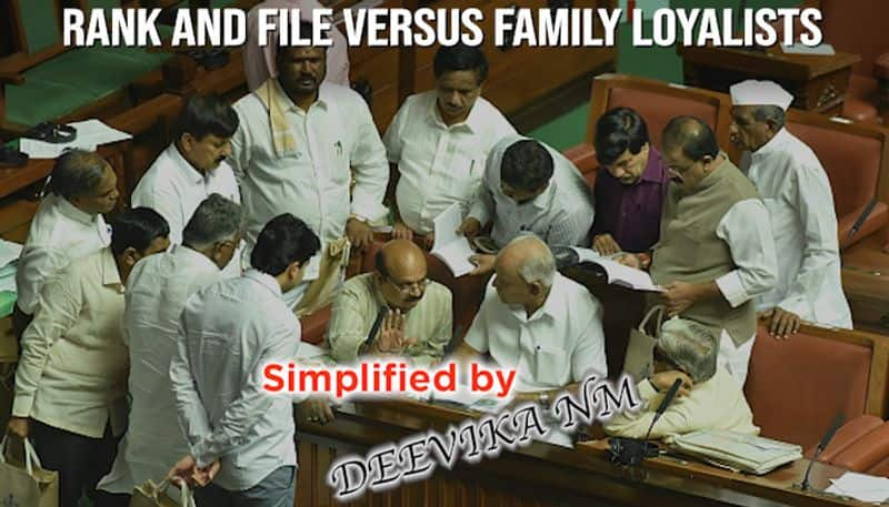 JP honours rank and file while Congress, JD(S) honour family loyalists