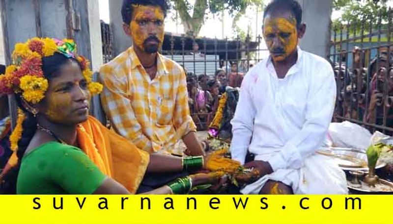 Frog Marriage Held Hanumasabagara in Koppal District