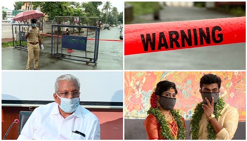 covid 19 high alert in thrissur as containment zones are set up more