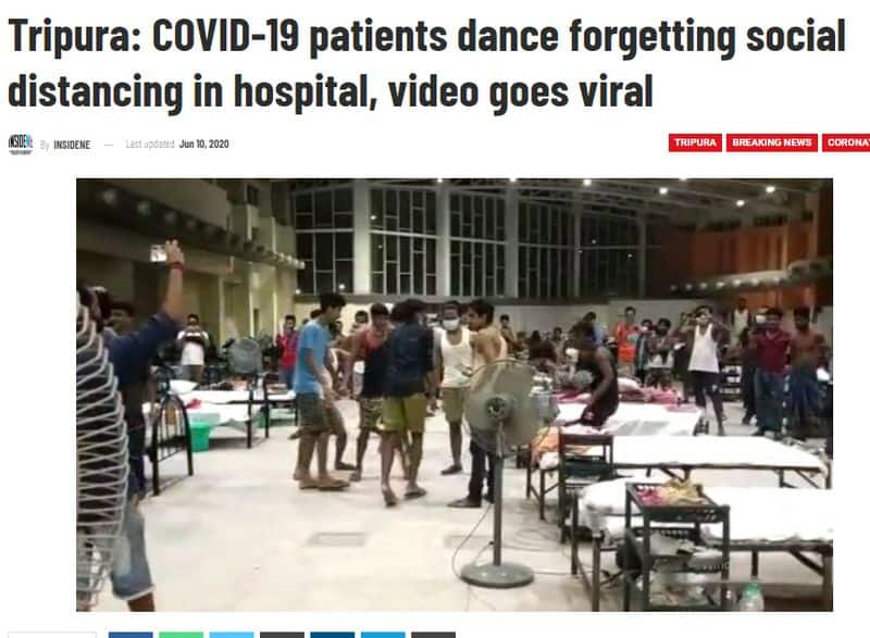 viral video of Lungi Dance in quarantine center is not from Mumbai