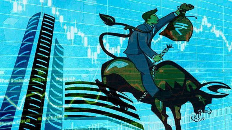 Sensex hits fresh high surges 569 pts Nifty rises for 6th day tops 18300