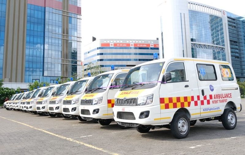 Mahindra handover ambulance to Maharastra government for corona service