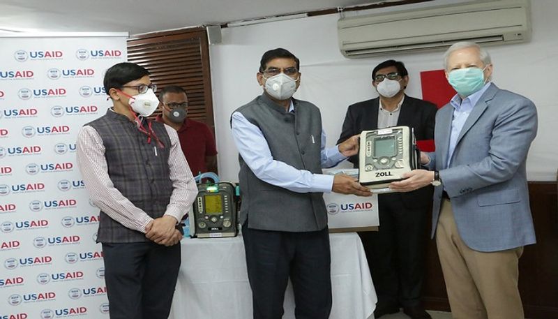 India receives first batch of 100 ventilators from USAID USA