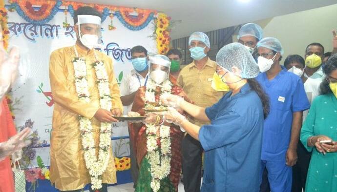 নবদম্পতির বিচ্ছেদ ঘটাল করোনাভাইরাস, হাসপাতালে 'পুনর্মিলন' স্বামী-স্ত্রীর