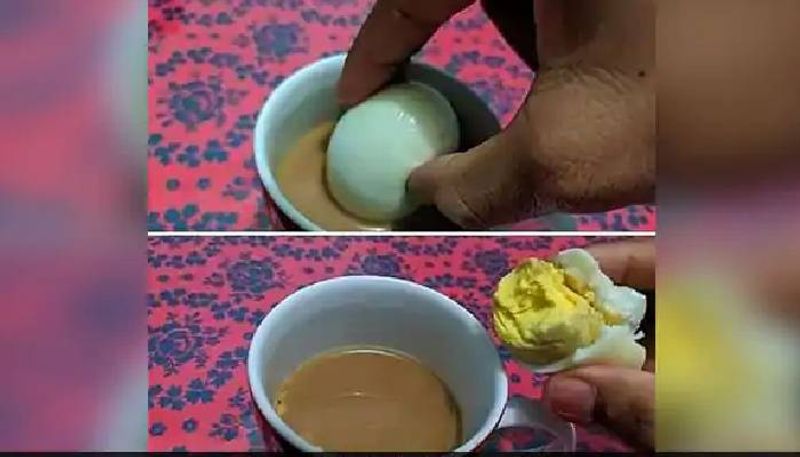 Facebook User Dipped Boiled Egg In His Chai