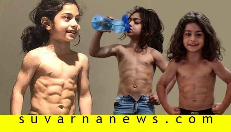 6 Year old  with Six Pack Arat Hosseini new Social Media sensation a feature Lionel Messi