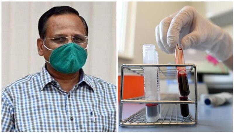 covid plasma therapy for delhi health minister satyendar jain