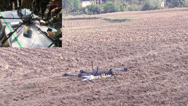 Jammu and Kashmir BSF shoots down Pakistan spy drone carrying weapons