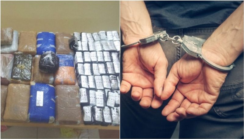 international smuggler caught in oman with 350 kg drugs