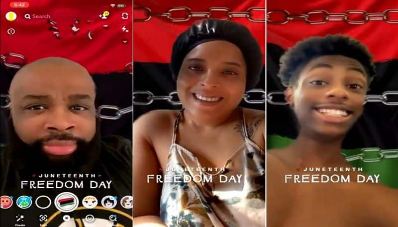 Snapchat apologizes to users & removes Juneteenth filter