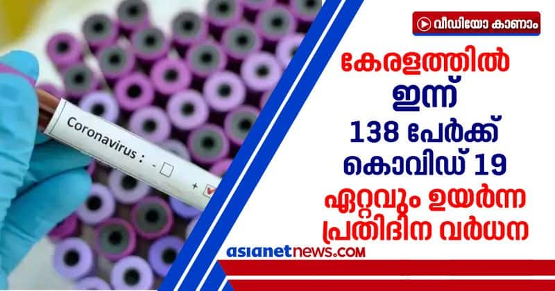 138 new covid cases reported in kerala