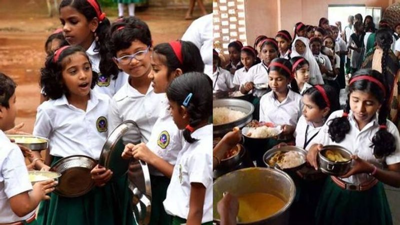 Distribution of food kits to students  up to class eight