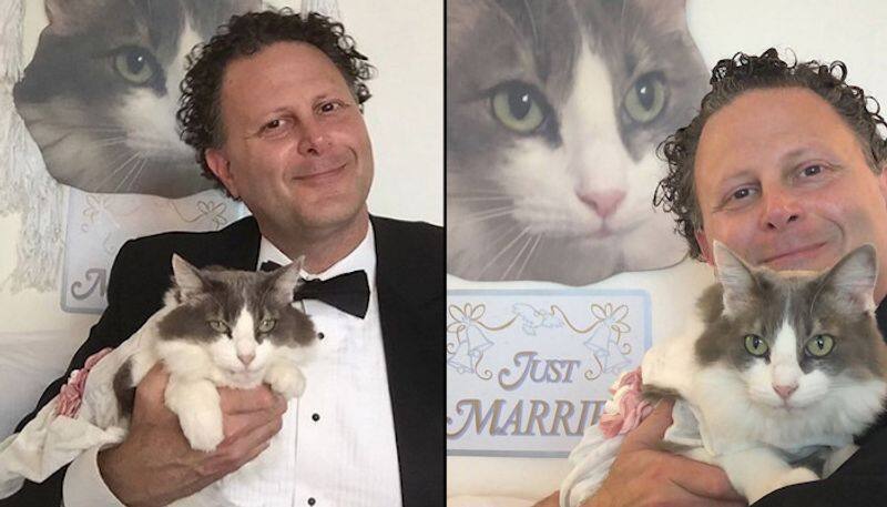 California man married his cat to help animals