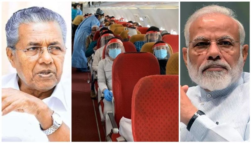 resume flight services from kerala to dubai cm pinarayi vijayan sends letter to pm modi