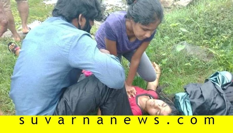 First Aid Given By 15 Year Old Girl Saves The Life Of A Lady In Udupi